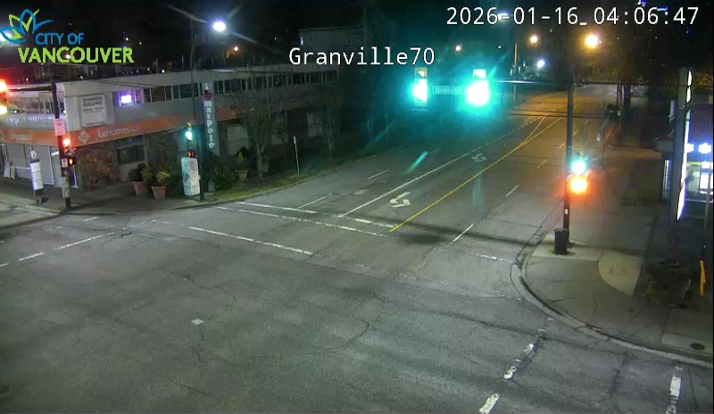 Granville St & W 70th Ave - E