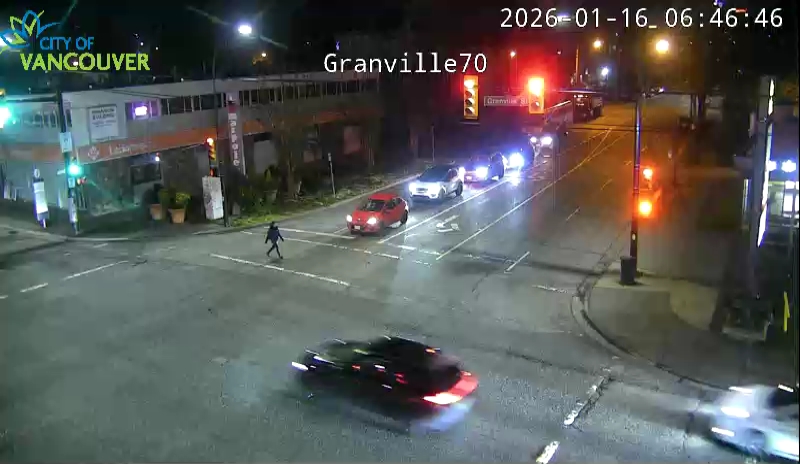 Granville St & W 70th Ave - E