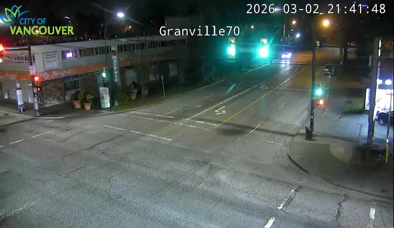 Granville St & W 70th Ave - E