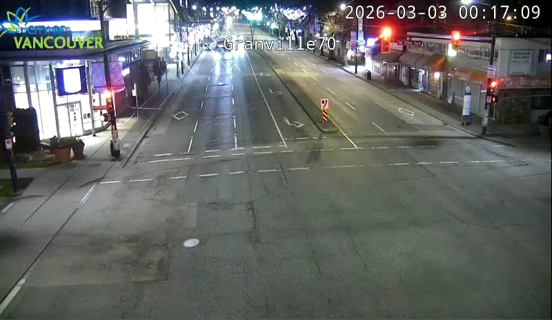 Granville St & W 70th Ave - N