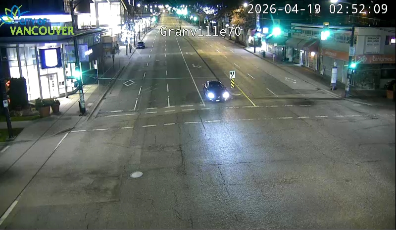 Granville St & W 70th Ave - N
