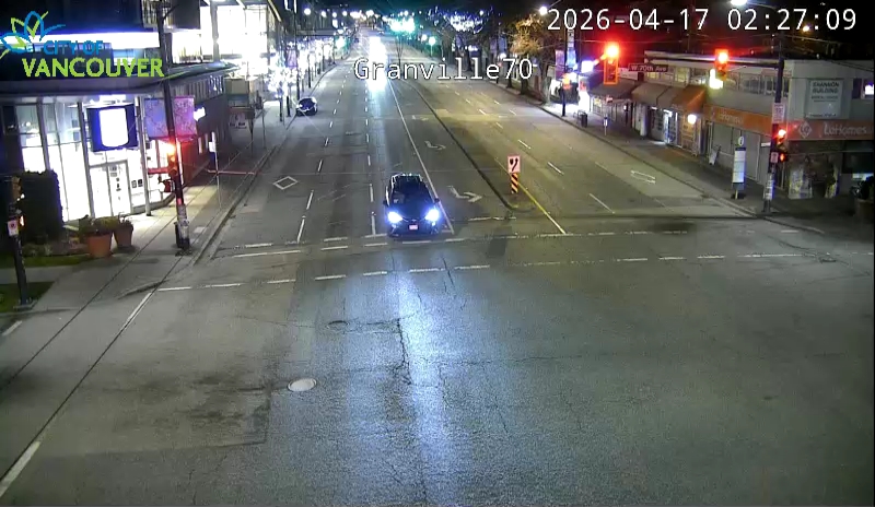 Granville St & W 70th Ave - N
