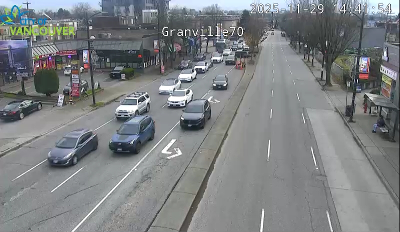 Granville St & W 70th Ave - S