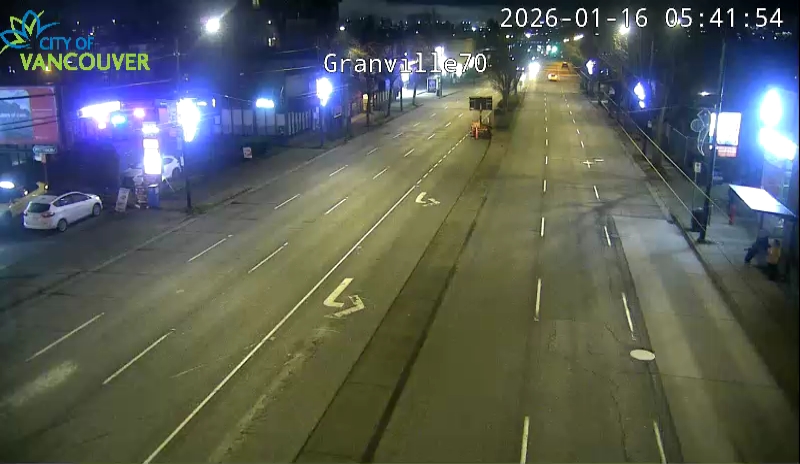 Granville St & W 70th Ave - S