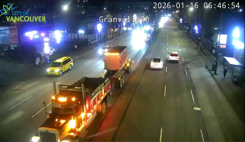 Granville St & W 70th Ave - S