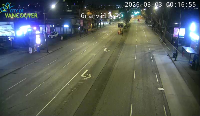 Granville St & W 70th Ave - S