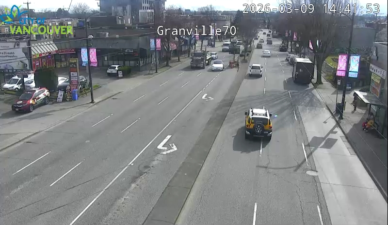 Granville St & W 70th Ave - S