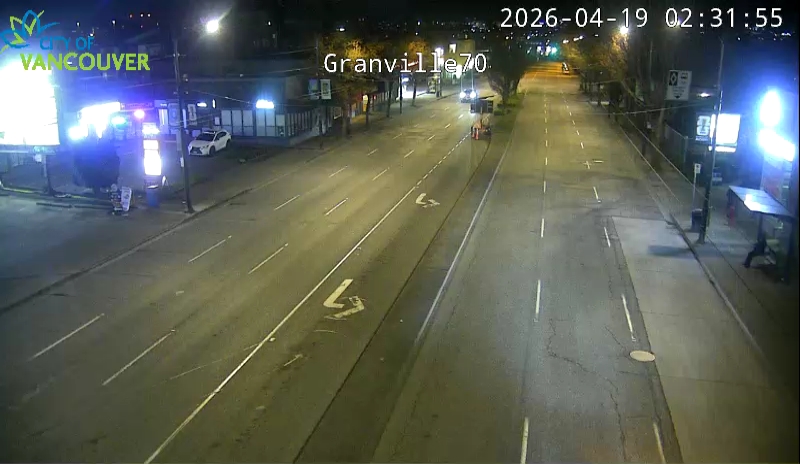 Granville St & W 70th Ave - S