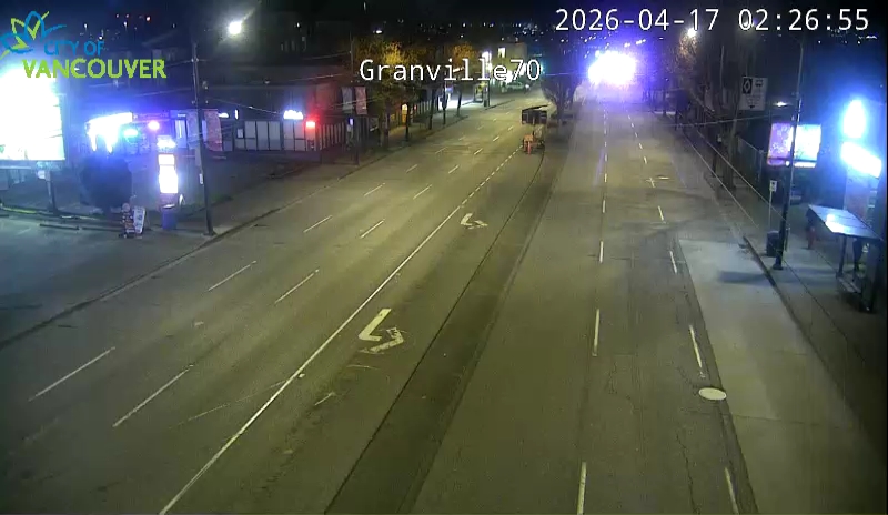 Granville St & W 70th Ave - S