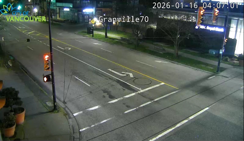 Granville St & W 70th Ave - W