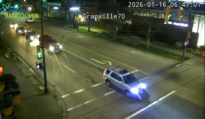Granville St & W 70th Ave - W