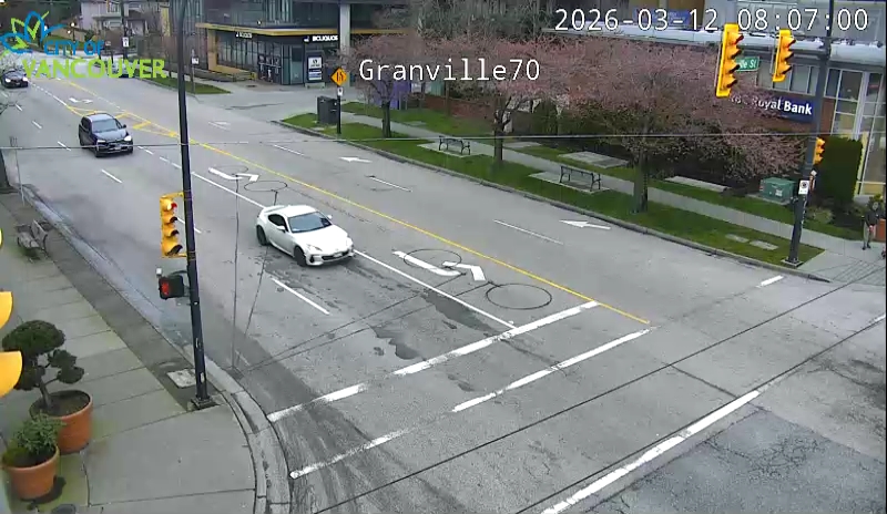 Granville St & W 70th Ave - W