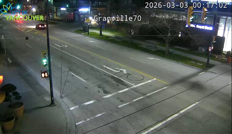 Granville St & W 70th Ave - W
