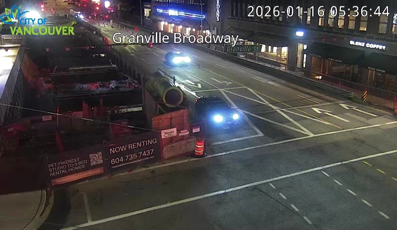 Granville St & W Broadway Ave - East
