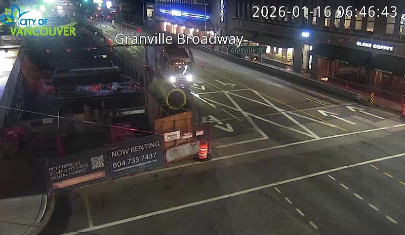 Granville St & W Broadway Ave - East