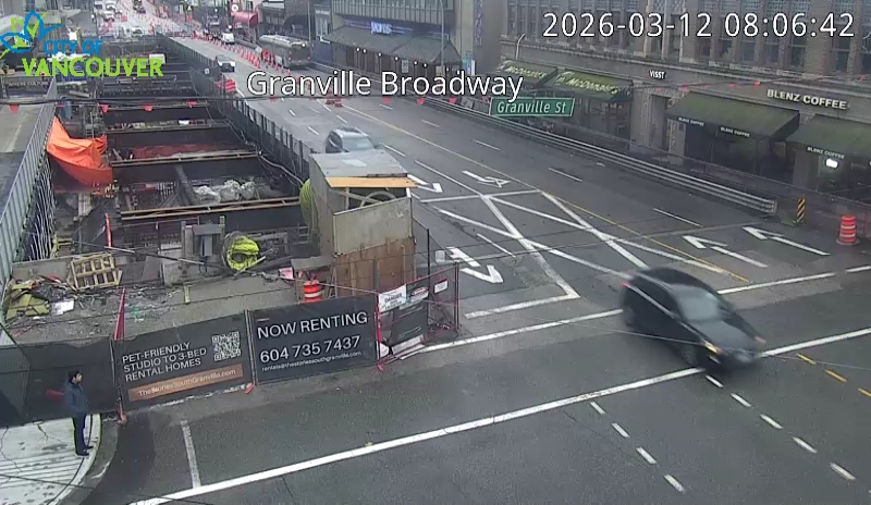 Granville St & W Broadway Ave - East