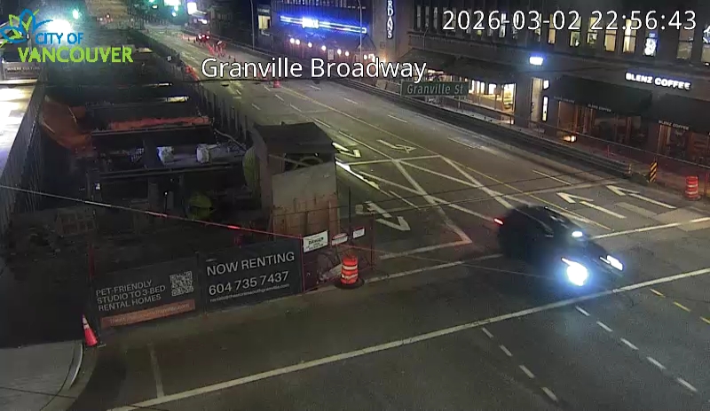 Granville St & W Broadway Ave - East