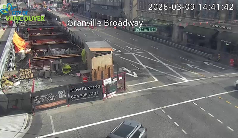 Granville St & W Broadway Ave - East