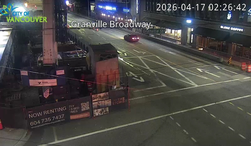 Granville St & W Broadway Ave - East