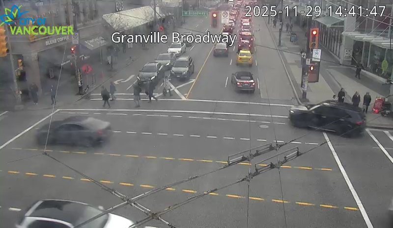 Granville St & W Broadway Ave - South
