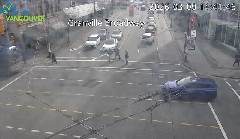 Granville St & W Broadway Ave - South