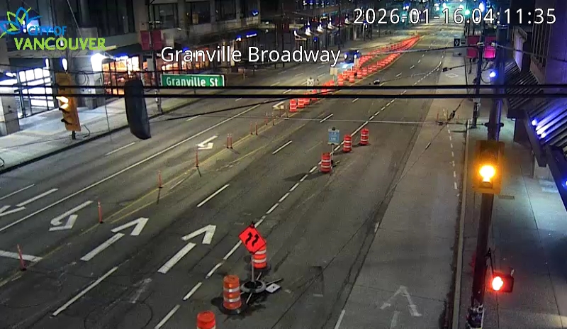Granville St & W Broadway Ave - West