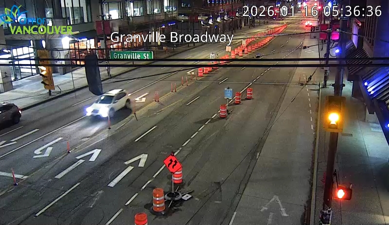 Granville St & W Broadway Ave - West