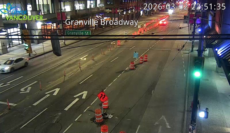 Granville St & W Broadway Ave - West