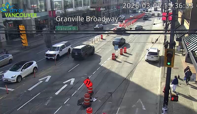 Granville St & W Broadway Ave - West