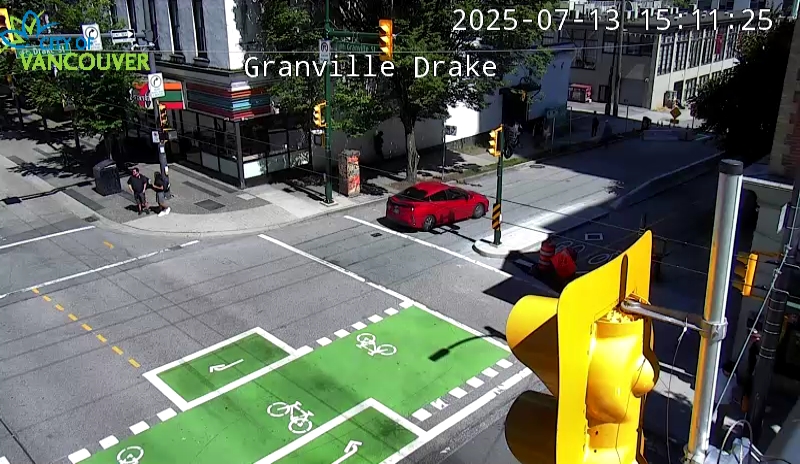 Granville St and Drake St - East