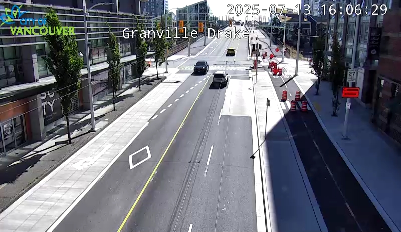 Granville St and Drake St - South