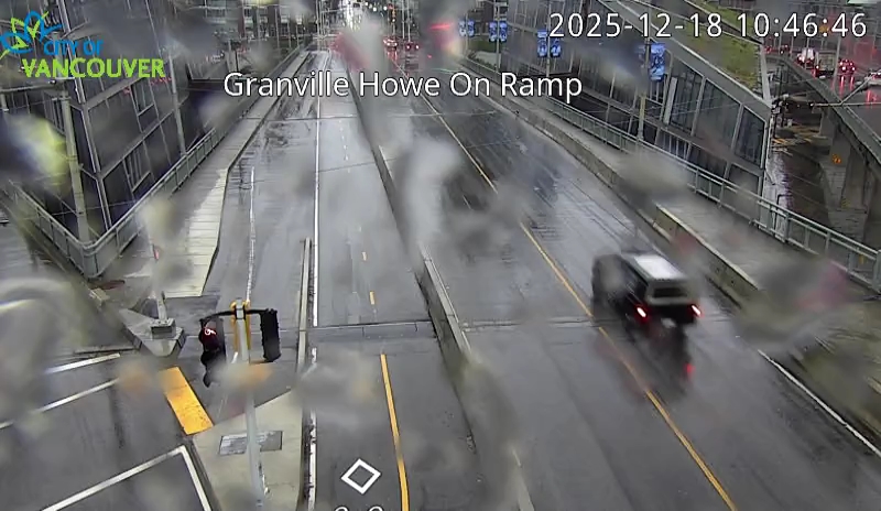 Granville Bridge and Howe St On Ramp - North