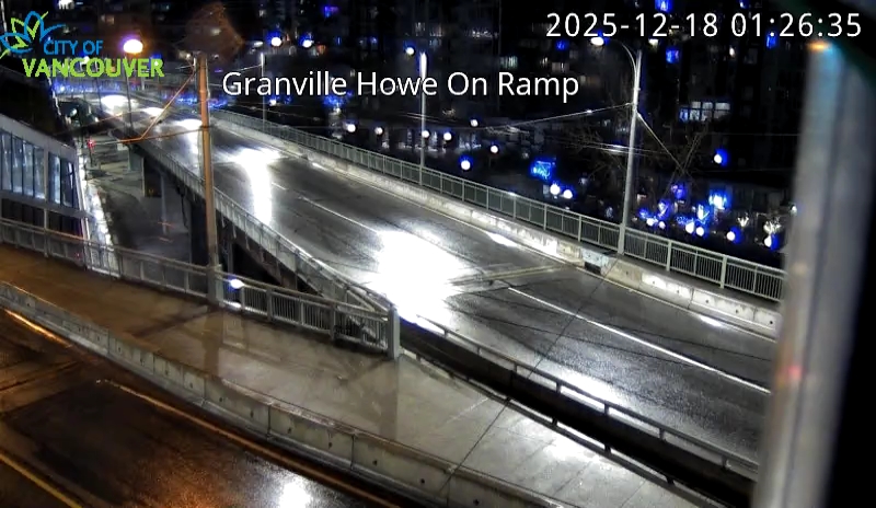 Granville Bridge and Howe St On Ramp - Seymour