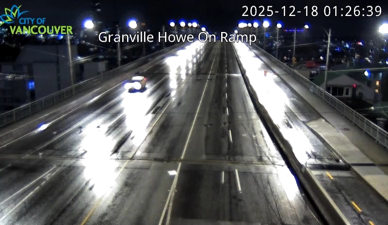 Granville Bridge and Howe St On Ramp - South