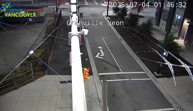 Granville St and Neon St - West