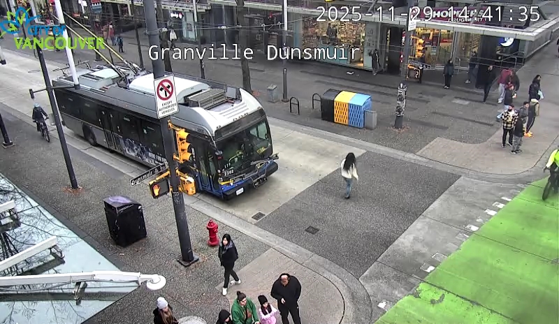 Granville St & Dunsmuir St - North