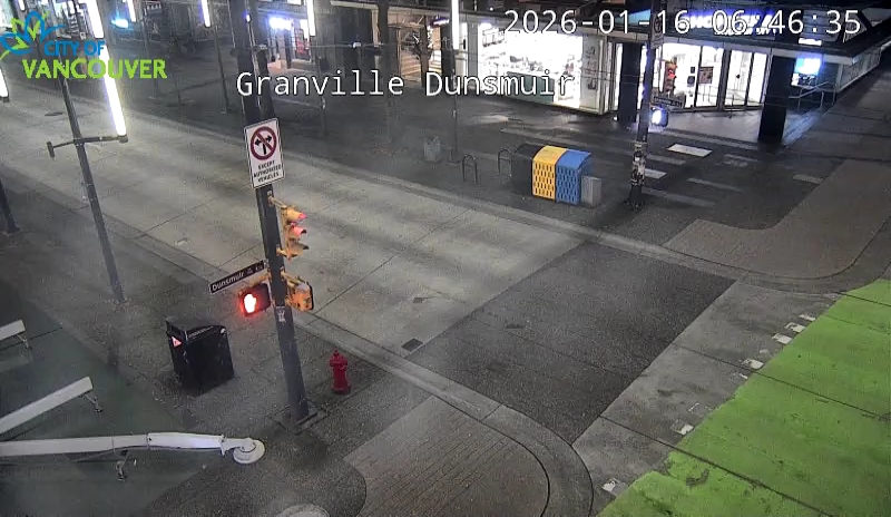 Granville St & Dunsmuir St - North