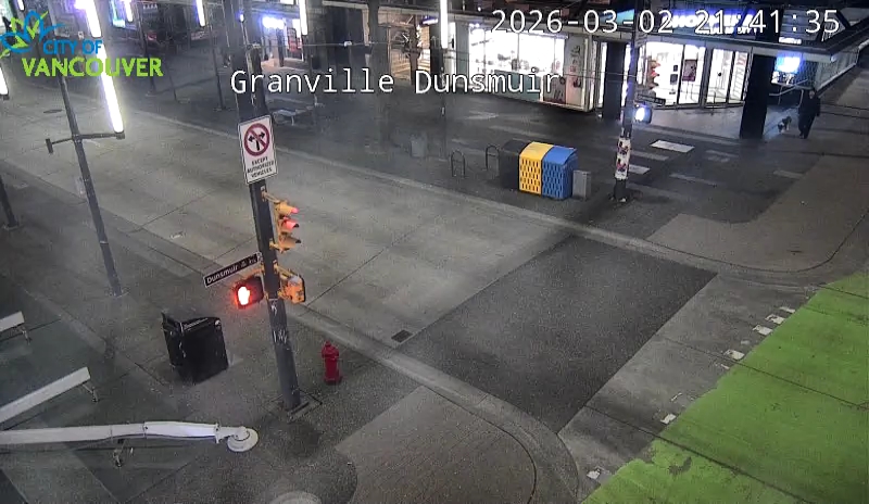 Granville St & Dunsmuir St - North