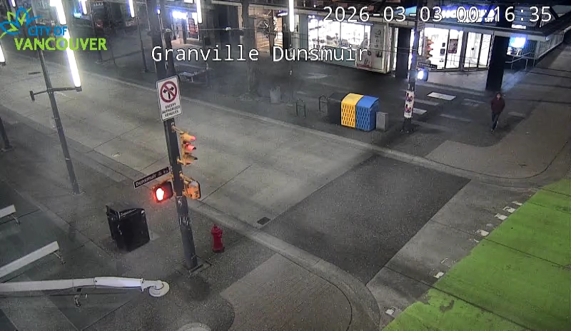 Granville St & Dunsmuir St - North
