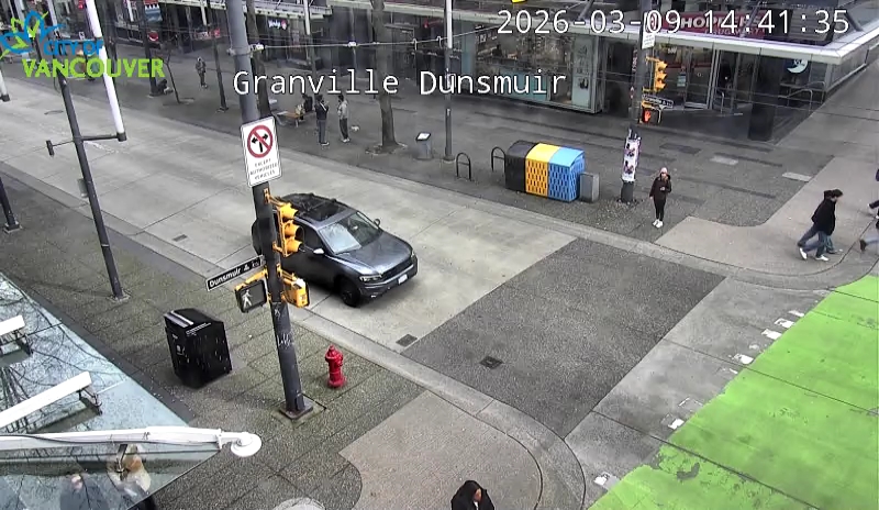 Granville St & Dunsmuir St - North
