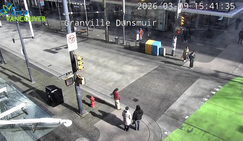 Granville St & Dunsmuir St - North