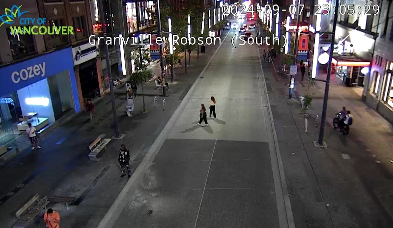 Granville St and Robson St - South