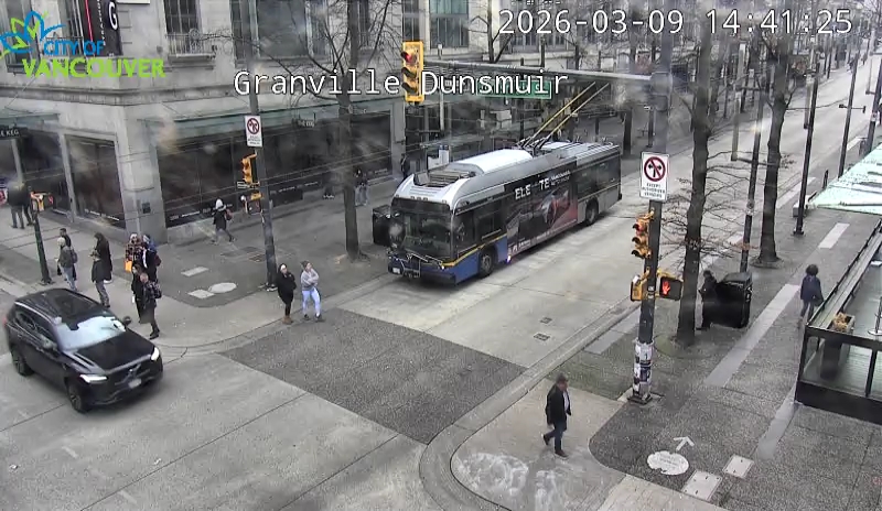 Granville St & Dunsmuir St - South
