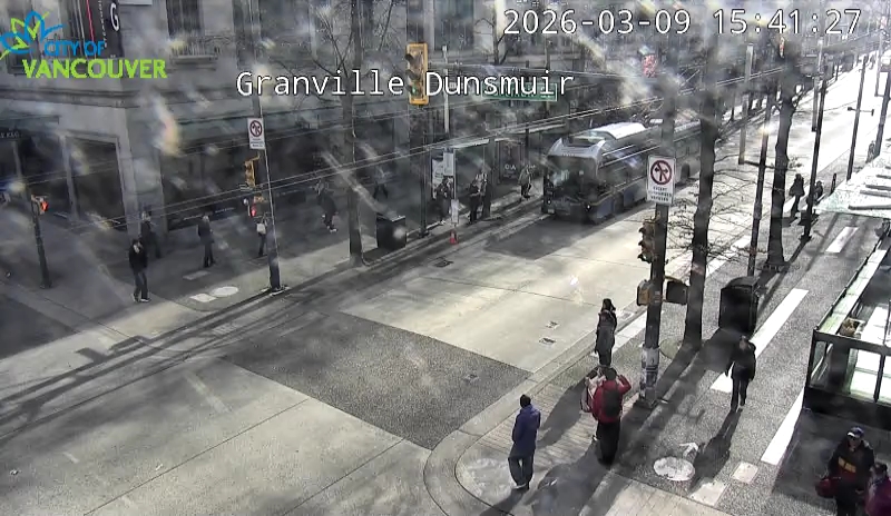 Granville St & Dunsmuir St - South
