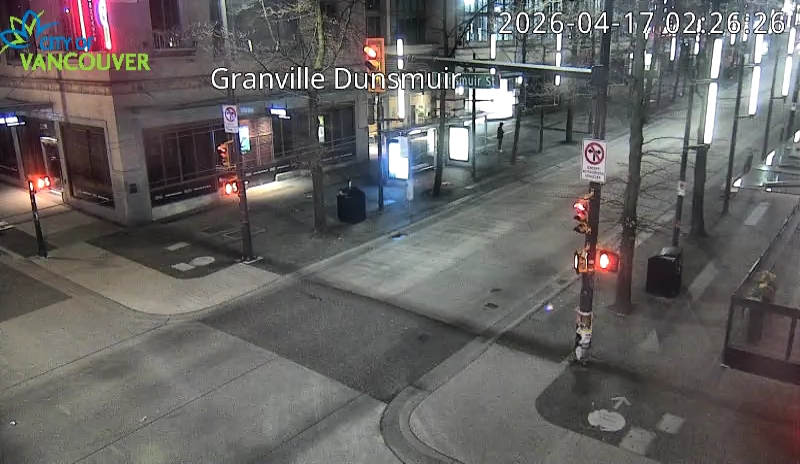 Granville St & Dunsmuir St - South

