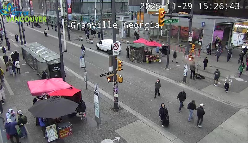 Granville St & E Georgia St - South
