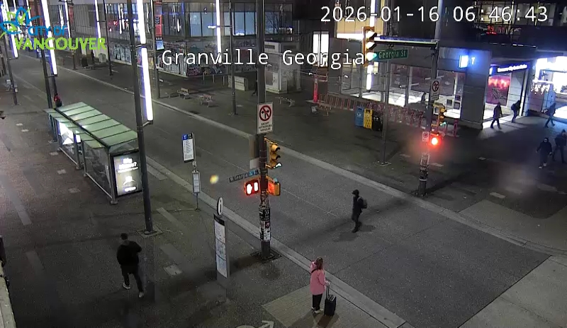 Granville St & E Georgia St - South