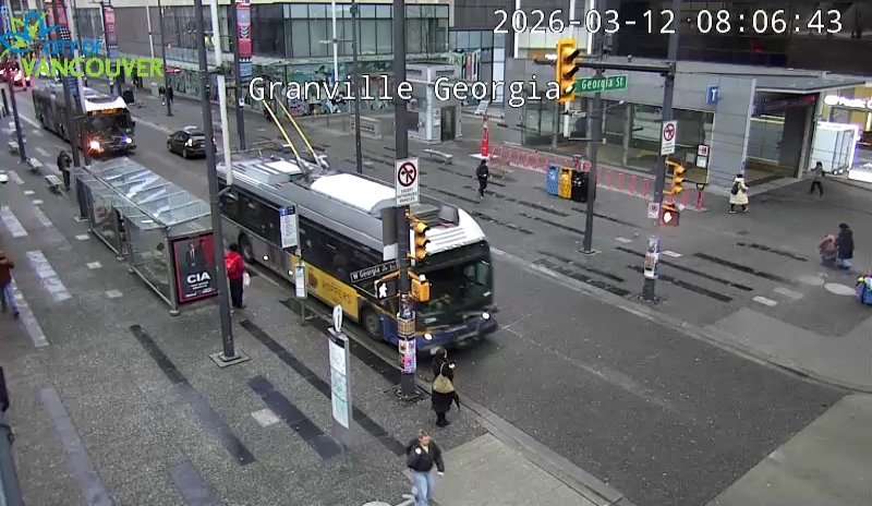 Granville St & E Georgia St - South