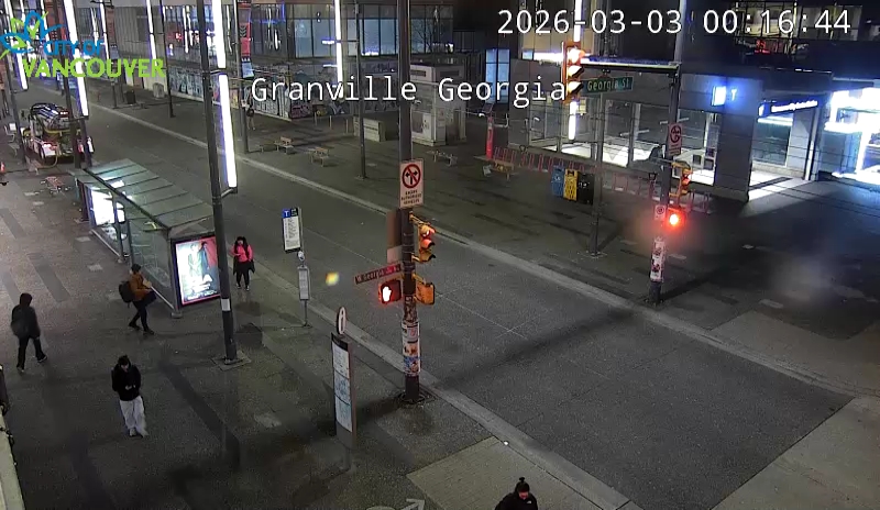 Granville St & E Georgia St - South