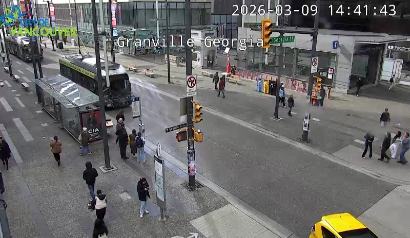 Granville St & E Georgia St - South